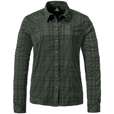 SCHÖFFEL Damen Bluse Yekuro dunkelgrün 34 W SCHÖFFEL Damen Bluse Yekuro dunkelgrün 34 W