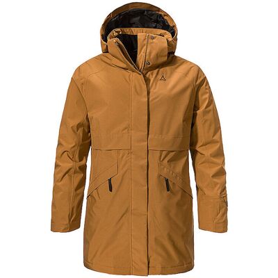 SCHÖFFEL Damen Winterparka Malkay Hoodie senf 36 W SCHÖFFEL Damen Winterparka Malkay Hoodie senf 36 W