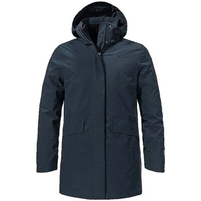 SCHÖFFEL Damen Winterparka 3in1 Style Borkol Hoodie dunkelblau 46 W SCHÖFFEL Damen Winterparka 3in1 Style Borkol Hoodie dunkelblau 46 W