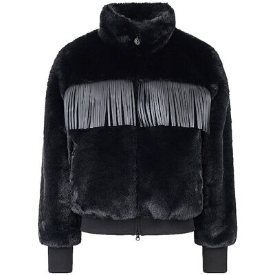 SPORTALM Damen Plüschjacke schwarz 40 W SPORTALM Damen Plüschjacke schwarz 40 W