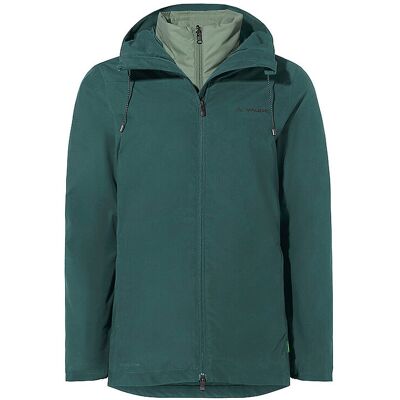 VAUDE Damen Wanderjacke Mineo 3in1 Hoodie dunkelgrün 38 W VAUDE Damen Wanderjacke Mineo 3in1 Hoodie dunkelgrün 38 W