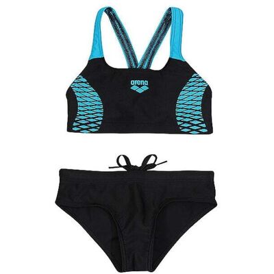 ARENA Mädchen Bikini schwarz 140 B ARENA Mädchen Bikini schwarz 140 B