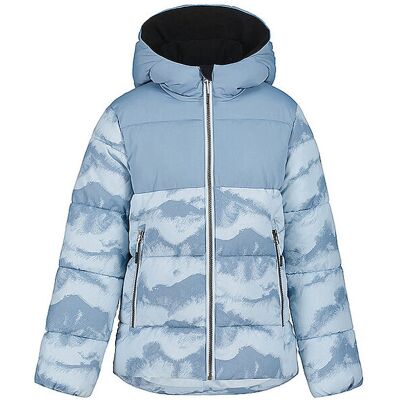 ICEPEAK Mädchen Winterjacke Kirn Print Hoodie hellblau 128 B ICEPEAK Mädchen Winterjacke Kirn Print Hoodie hellblau 128 B