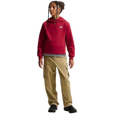 NIKE Jungen Hoodie Sportswear Club Fleece dunkelrot 158-170 B NIKE Jungen Hoodie Sportswear Club Fleece dunkelrot 158-170 B
