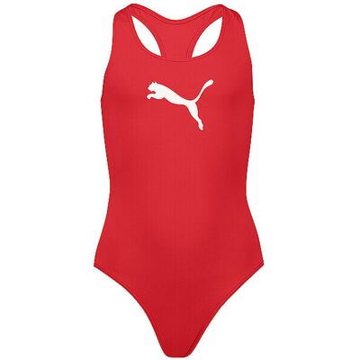 Puma Mädchen Badeanzug Racerback rot 164 B Puma Mädchen Badeanzug Racerback rot 164 B