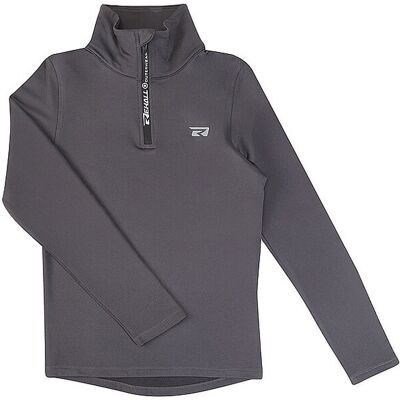 REHALL Jungen Unterzieh Zipshirt KING-R-JR grau 140 B REHALL Jungen Unterzieh Zipshirt KING-R-JR grau 140 B