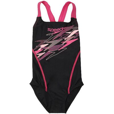 SPEEDO Mädchen Badeanzug Medley Logo grau 176 B SPEEDO Mädchen Badeanzug Medley Logo grau 176 B