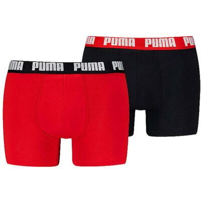 Puma Herren Boxershorts Everyday Basic 2er Pkg. rot L M Puma Herren Boxershorts Everyday Basic 2er Pkg. rot L M
