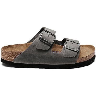 BIRKENSTOCK Herren Pantoletten Arizon Soft Footbed grau 46 M BIRKENSTOCK Herren Pantoletten Arizon Soft Footbed grau 46 M