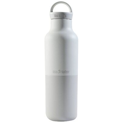 KLEAN KANTEEN Trinkflasche Edelstahl Rise Classic Arch Loop Cap 592ml hellgrau B KLEAN KANTEEN Trinkflasche Edelstahl Rise Classic Arch Loop Cap 592ml hellgrau B
