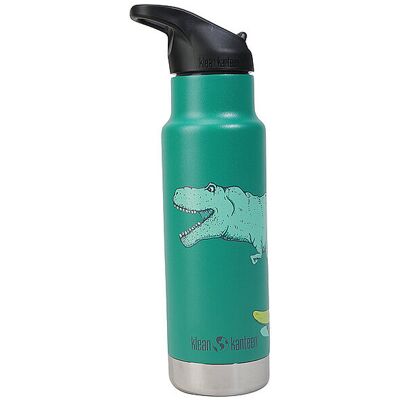 KLEAN KANTEEN Trinkflasche Edelstahl Kid Classic 355ml Flip Sport Cap Isoliert grün B KLEAN KANTEEN Trinkflasche Edelstahl Kid Classic 355ml Flip Sport Cap Isoliert grün B