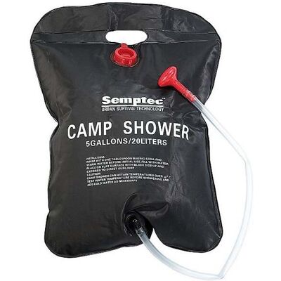 Meru Solar Shower 20 - Campingdusche Schwarz - Solardusche Meru Solar Shower 20 - Campingdusche Schwarz - Solardusche