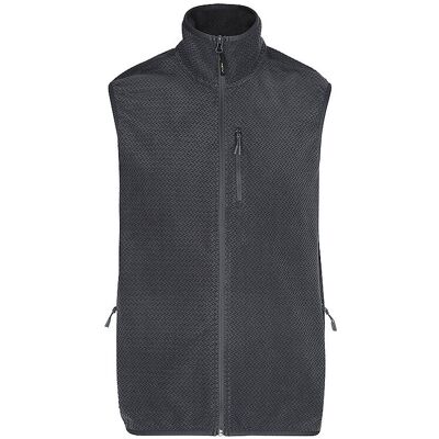 MERU Herren Fleeceweste Ajaccio Jacquard grau M M MERU Herren Fleeceweste Ajaccio Jacquard grau M M