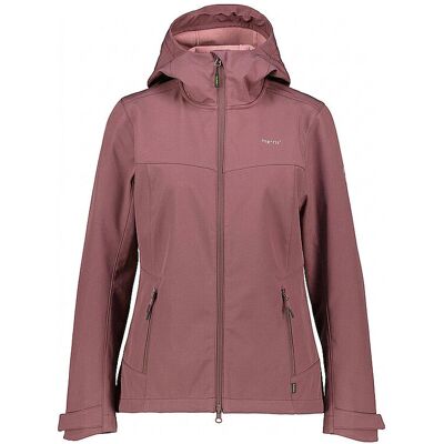MERU Damen Softshelljacke Bordeaux Hoodie dunkelrot 46 W MERU Damen Softshelljacke Bordeaux Hoodie dunkelrot 46 W