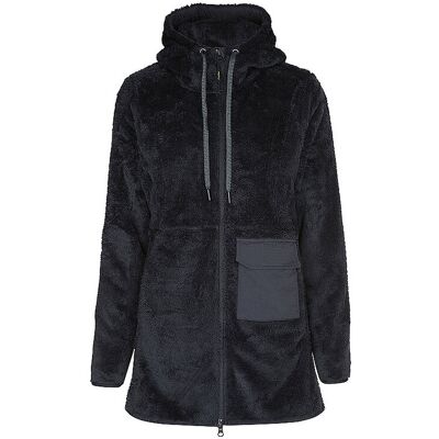MERU Damen Fleecemantel Nunavut Hoodie schwarz 40 W MERU Damen Fleecemantel Nunavut Hoodie schwarz 40 W