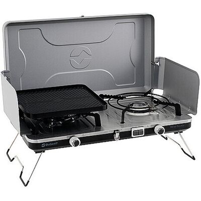 Outwell Merapi Pro Duo Deluxe - Tragischer Campingkocher - Silber Outwell Merapi Pro Duo Deluxe - Tragischer Campingkocher - Silber