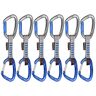 MAMMUT 6er Pack Crag Keylock Wire 10 cm Indicator Express Set silber Unisex EG