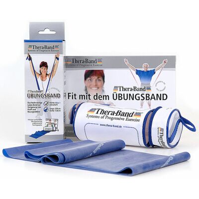 THERA-BAND Thera-Band mit Zipbox 2.5m extra stark blau B THERA-BAND Thera-Band mit Zipbox 2.5m extra stark blau B
