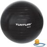 TUNTURI Gymnastikball 90 cm mit Pumpe schwarz Unisex EG