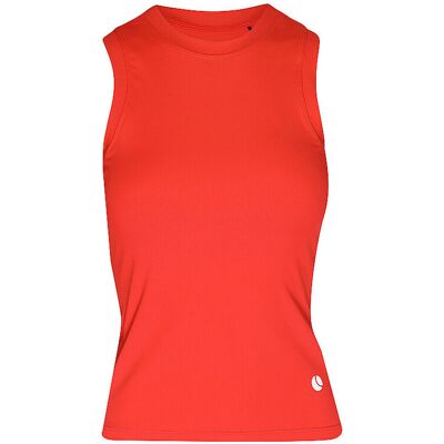 BJÖRN BORG Damen Tennistank Ace Pocket Ribbed rot M W BJÖRN BORG Damen Tennistank Ace Pocket Ribbed rot M W