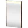 Duravit Brioso Spiegel mit LED-Beleuchtung und Waschplatzbeleuchtung 42 x 70 cm - B: 42 T: 4,5 H: 70 cm