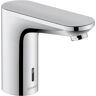 Duravit Sensor 1 Elektronik-Waschtischarmatur mit Steckernetzteil - H: 13,8 Ausladung: 16,7 cm - chrom