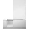 Duravit Shower & Bath Dusch-Badewanne für Nische, Glas rechts 170 x 75 cm - L: 170 B: 75 H: 66 H Abtrennung: 210,5 cm - weiß