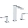 Hansgrohe Tecturis E 3-Loch Waschtischarmatur 150 wassersparend+ mit Push-Open Ablaufgarnitur - chrom