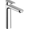 Hansgrohe Vernis Blend Waschtischarmatur 190 mit isolierter Wasserführung und Zugstangen-Ablaufgarnitur - H: 24,8 Ausladung: 16,9 cm - chrom