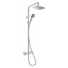 Hansgrohe Vernis Shape Duschsystem 230 1 jet mit Brausethermostat - B: 27,7 T: 51,2 H: 112,4 cm - chrom