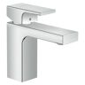 Hansgrohe Vernis Shape Waschtischarmatur 100 mit Metall Zugstangen-Ablaufgarnitur - H: 15,2  Ausladung: 11 cm - chrom