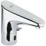 Grohe Europlus E Waschtischarmatur mit Mischeinrichtung und Batterie-Stromversorgung - H: 14,9 Ausladung: 11,3 cm - chrom