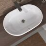 Villeroy & Boch Architectura Aufsatzwaschbecken oval 60 x 40 x 15,5 cm, mit Überlauf, ungeschliffen - B: 60 T: 40 H: 15,5 cm - weiß alpin CeramicPlus