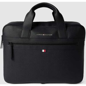 Tommy Hilfiger Laptoptasche in Leder-Optik - men - SCHWARZ - One Size