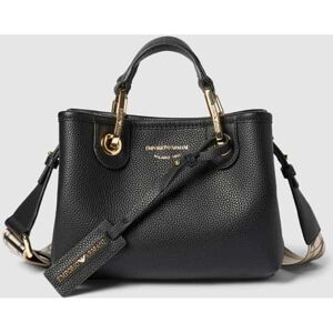 Emporio Armani Handtasche mit Label-Details und verstellbarem Schulterriemen, Größe One Size - EUR - Black - One Size