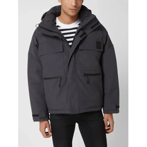 Tom Tailor Denim Oversized Jacke mit abnehmbarer Kapuze, Größe XL - EUR - Anthrazit - XL