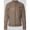 Jack & Jones Jacke mit Reißverschluss Modell 'ROCKY', Größe M - EUR - Taupe - M