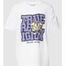 TRUE RELIGION T-Shirt mit Label-Motiv-Print Modell 'RELAXED OMBRE SHOEY LOGO', Größe M - EUR - Weiss - M