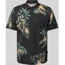 Jack & Jones Premium Poloshirt mit Allover-Print Modell 'LAPALMA', Größe XL - EUR - Black - XL