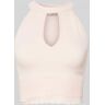 Guess Crop Top mit Neckholder, Größe XS - EUR - Rosa - XS