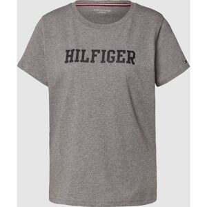 Tommy Hilfiger T-Shirt aus Bio-Baumwolle mit Label-Print - women - Grau - XS