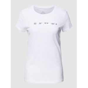 ARMANI EXCHANGE T-Shirt mit Label-Detail, Größe XS - EUR - Weiß - XS
