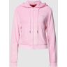 HUGO Sweatjacke aus Frottee Modell 'LOLA', Größe XS - EUR - Rosa - XS