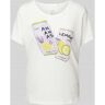 Lieblingsstück T-Shirt mit Motiv-Print Modell 'Corella', Größe XS - EUR - Offwhite - XS