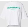 Superdry Sports T-Shirt mit Label-Print Modell 'CODE', Größe M - EUR - Weiss - M