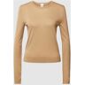 Calvin Klein Underwear Longsleeve mit Rundhalsausschnitt Modell 'TENCEL LOUNGE', Größe XS - EUR - Cognac - XS