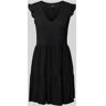 Only Minikleid mit V-Ausschnitt Modell 'MAY', Größe S - EUR - Black - S