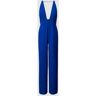 Vera Wang Bride Jumpsuit mit tiefem V-Ausschnitt Modell 'VAHANA', Größe 40 - EUR - Royal - 40