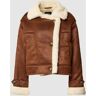 Only Winterjacke mit Teddyfell Modell'LYLVA', Größe L - EUR - Camel - L