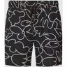 Redefined Rebel Shorts mit Allover-Muster Modell 'Howard' - men - SCHWARZ - S;M;L;XL;XXL